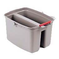 Plastic Divided Pail, 16 qt.