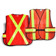 Hi-Viz 5 Point Tear Away Mesh Traffic Vest