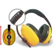 NRR 30 Low-Profile Ear Muff w/ Head Band - Yellow 