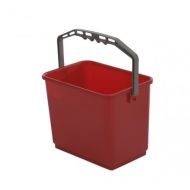 Square Cleaning Bucket - Red 4L